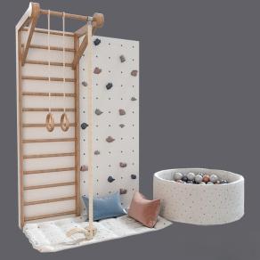 现代儿童攀爬墙